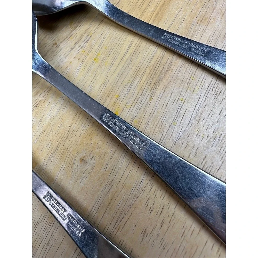 Stanley Roberts Stainless Flatware 7 Replacement Pieces Satin Modern Taiwan‎ SRB